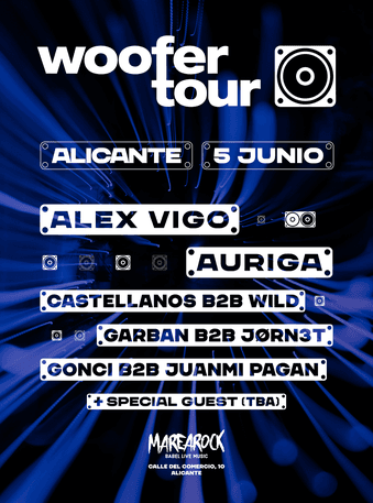 alt_im: WOOFER TOUR: ALEX VIGO + AURIGA + CASTELLANOS + WILD + GARBAN + ...