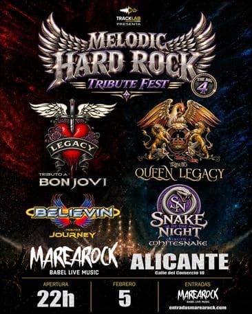 alt_im: MELODIC HARD ROCK FEST (Tributo a Bon Jovi + Queen + Journey + Whitesnake)